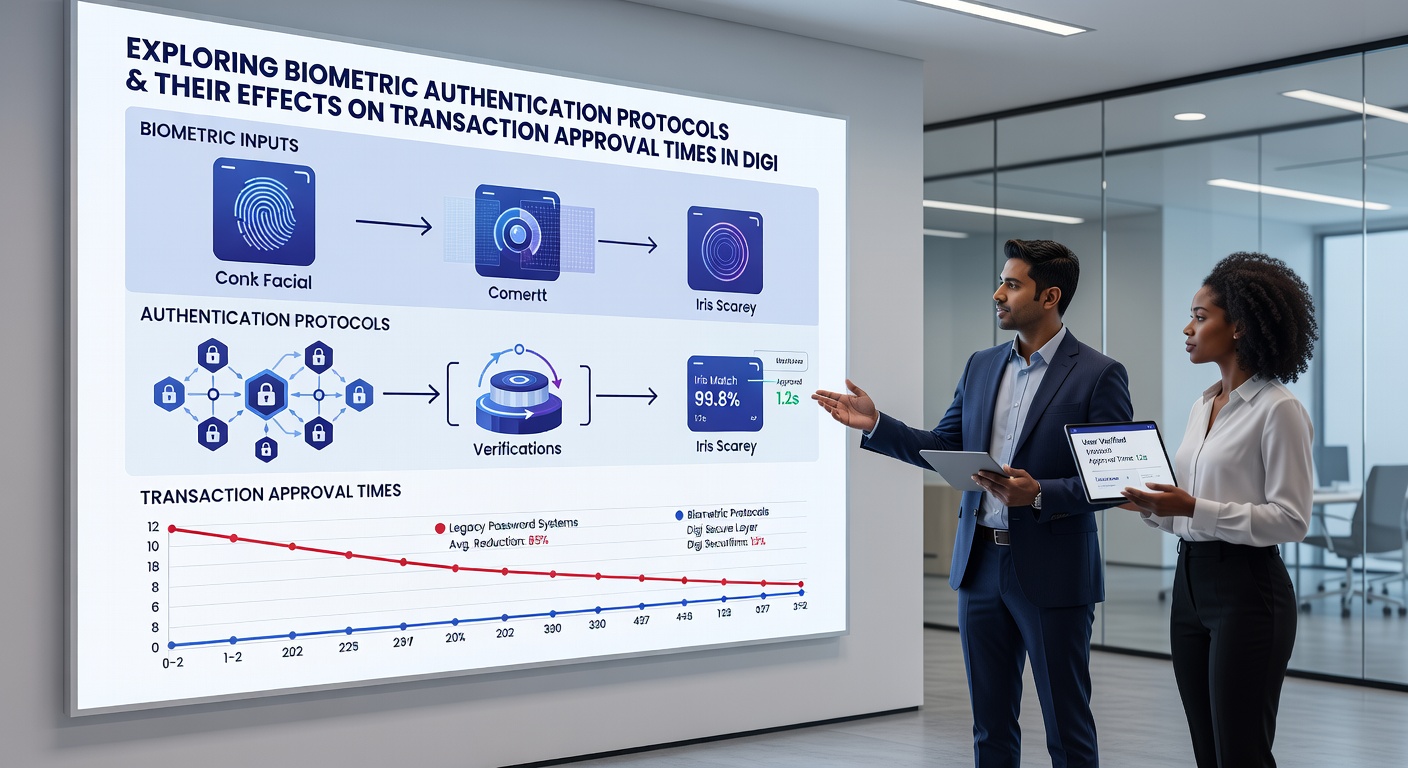 Dashboard showing withdrawal processing times before and after biometric integration
