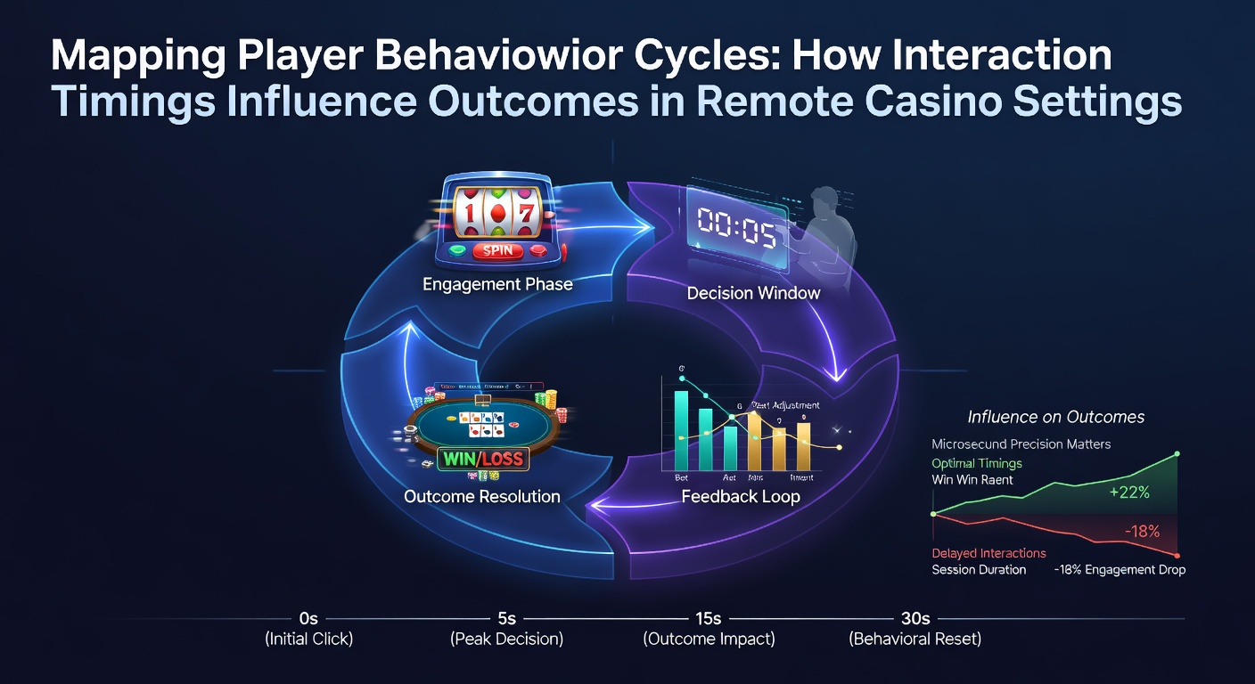 Remote casino interface showing player activity timelines and session heatmaps